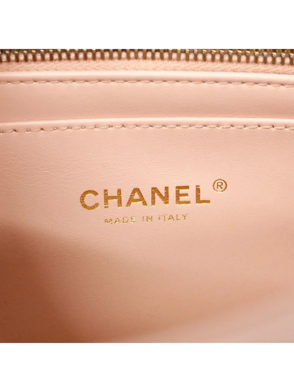 Chanel Shoulder Bag Quilted Lambskin Pink Gold